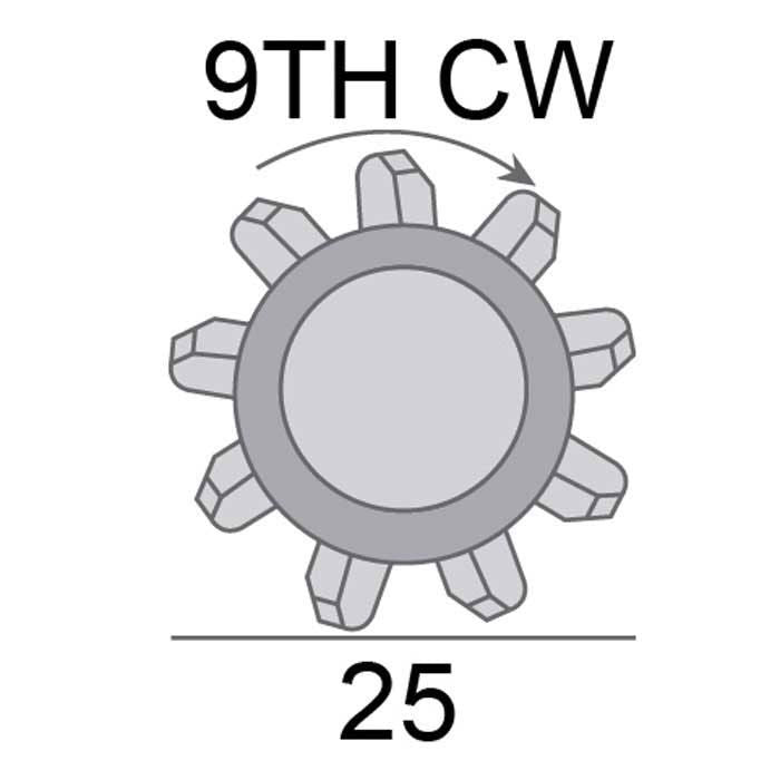Starter Motor 12V 1.1KW 9TH CW SUITS MERC. C180, C200, CLK200 ENG M271 1.8L