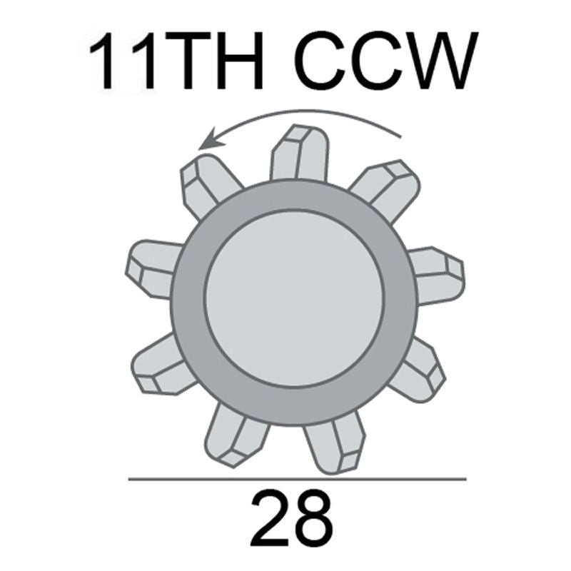STARTER MOTOR 12V 1.2KW 11TH CCW SUITS AUDI SKODA VW ENG CCZC CPSA CZEA CZDA AEOSB330