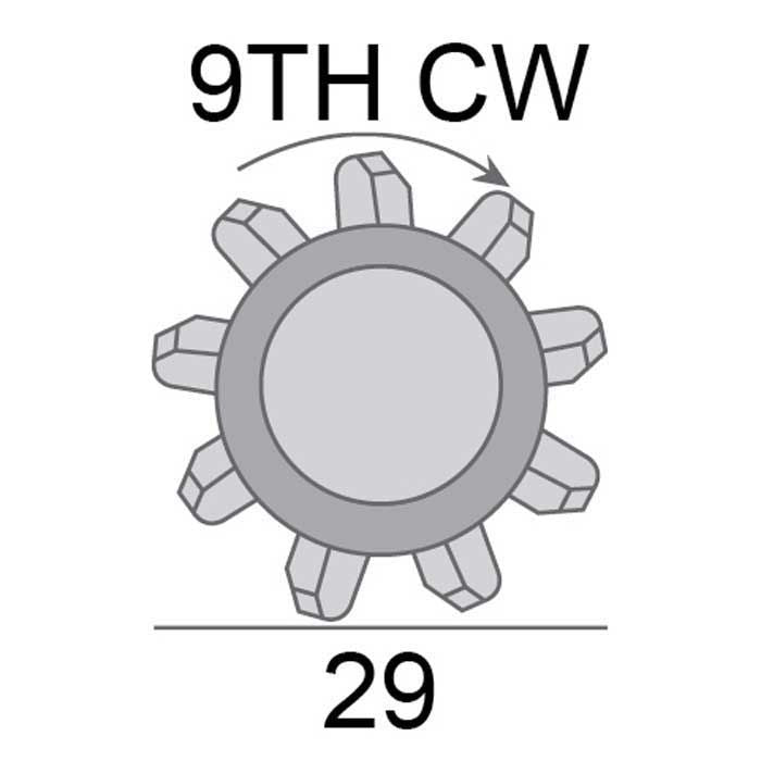 Starter Motor 12V 1.2KW 9TH CW To Suit HONDA CRV RD ENG K24A1 2.4L AEOSMI579
