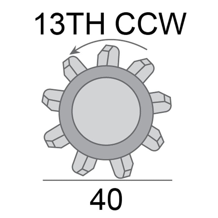 STR MTR 12V 1.4KW 13TH CCW SUITS NISSAN X-TRAIL ENG QR25DE AUTO TRANS AEOSH717