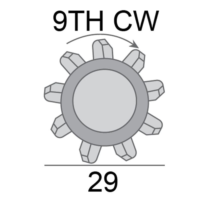 Starter Motor to Suit Lucas 12V 0.8KW 10TH CW SUITS ESCORT, HILLMAN, 114MM Replaces Inertia Starter AEOSL252