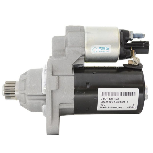 0001121402 STARTER MOTOR 12V 1.1KW 10TH CCW AUTO TRANS SUITS AUDI A3, VW JETTA ENG 1.4L, 2.0L BLG, BLR