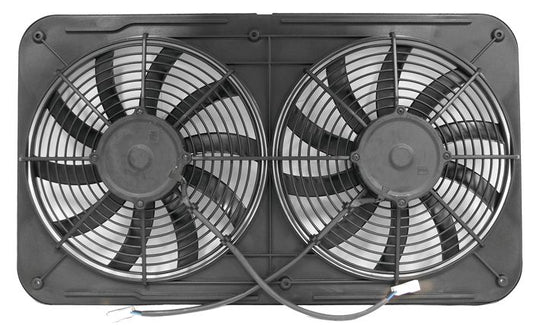 MARADYNE DUAL FAN 2 X 12" 12V 160WATT 2600CFM 25.2AMP REVERSABLE SKEW BLADE AEOFM1042