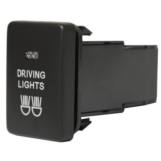 TOYOTA DRIVING LIGHT SWITCH 28 X 17MM HOLE SIZE Green Led DRIVING LIGHT SYMBOL 3Amp MAX. AEOSW5150