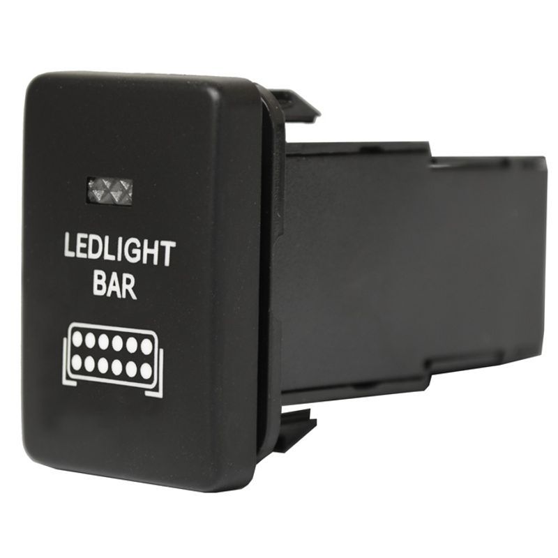 TOYOTA LED LIGHT BAR SWITCH 28 X 17MM HOLE SIZE Green Led LED LIGHT BAR SYMBOL 3AMP Max. AEOSW5151