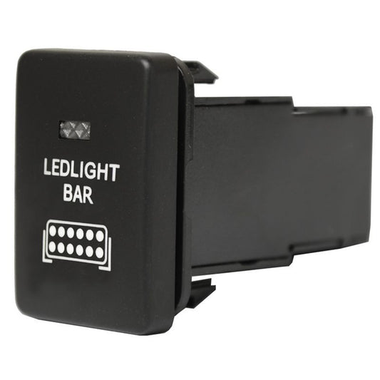 TOYOTA LED LIGHT BAR SWITCH 28 X 17MM HOLE SIZE Blue Led LED LIGHT BAR SYMBOL 3AMP Max. AEOSW5151B