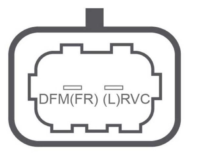 ALTERNATOR 12V 100A DFM RVC SUITS COMMODORE VE 3.6L 6CYL ENG LY7 AEOAM795