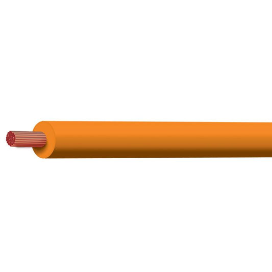 CABLE ORANGE 6MM PER METER QUALITY CABLE