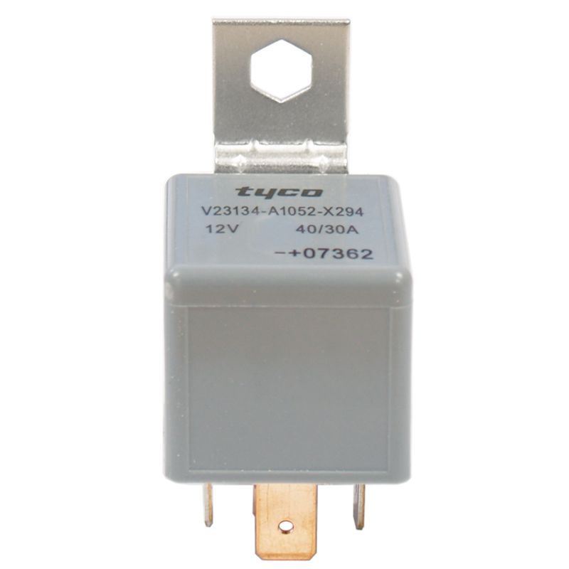 MINI RELAY 12V CHANGE OVER 30AMP N/O 40AMP N/C 5 PIN RESISTOR PROTECTED AEOR0004