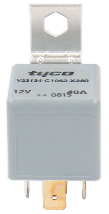 Relay Mini  40 Amp Tyco  Resistor Protected AEOR0011