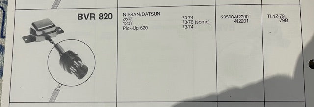 Voltage Regulator Suit Nissan 260Z B210 120Y 620 Pick Up