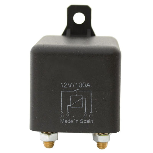 12V/100A N/O Heavy Duty Relay 180A Peak Current 2 X Studs & 2 X Push-On Term AEOA4506