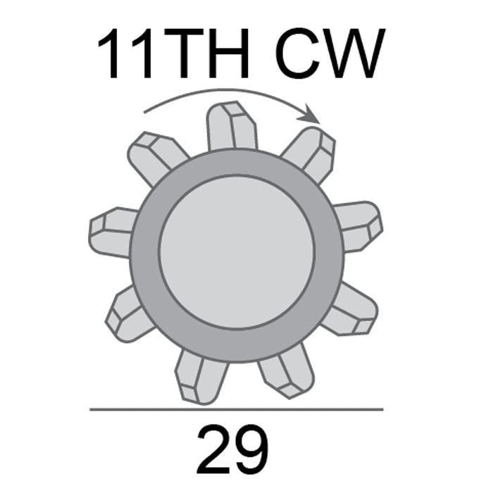 Starter Motor 12V 1.7KW 11TH CW SUITS GM, CHEV V8 OFFSET MT. ENG 327, 350V8 AEOSDE257