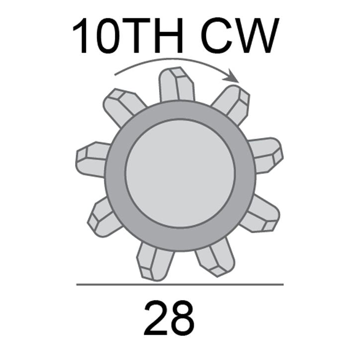 Starter Motor 12V 1.4KW 10TH CW SUITS CHEV V8 SMALL/BIG BLOCK FULL INDEXIBLE D/E HOUSING AEOSDE290