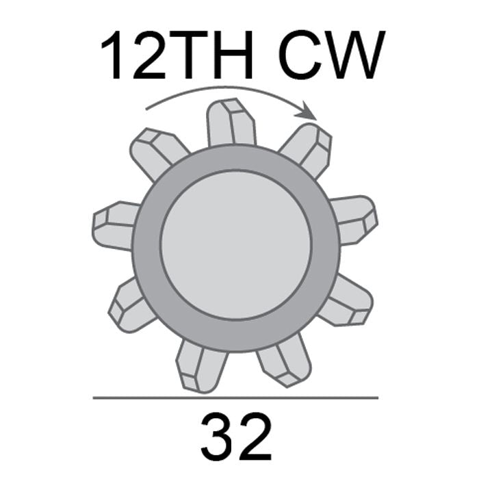 STR MTR 12V 1.4KW 12TH CW SUITS HOLDEN COMMODORE VE-VF ENG 3.6L V6