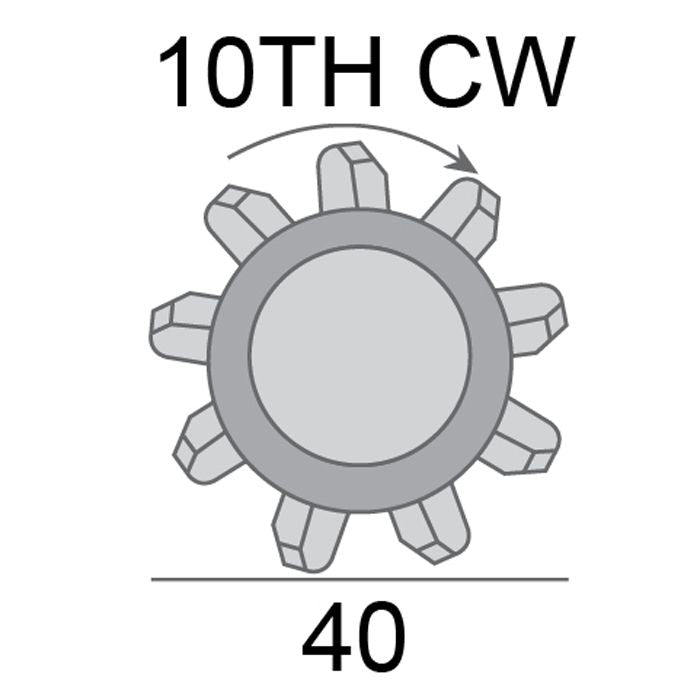 Starter Motor 12V 3.0KW 10TH CW SUITS JCB ENG PERKINS "Drivers Side Mount" AESM006